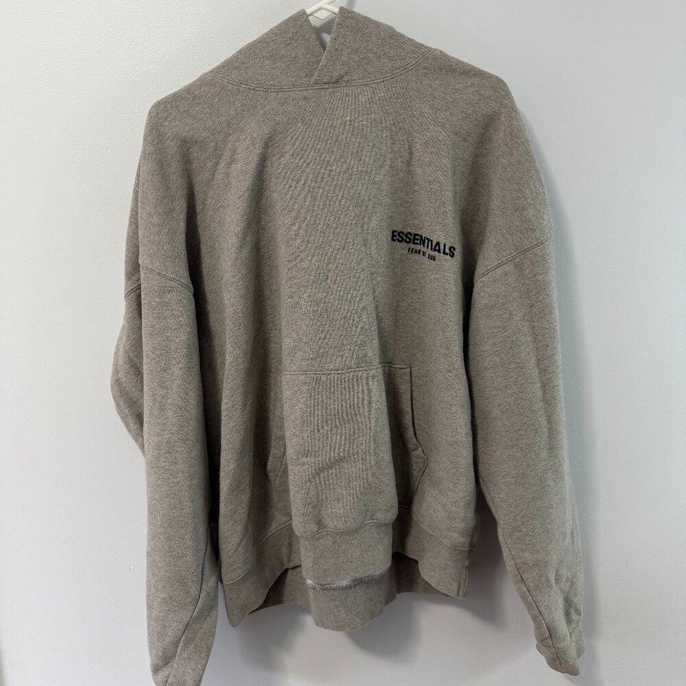 Fear of God Unisex Grey and Black Hoodie